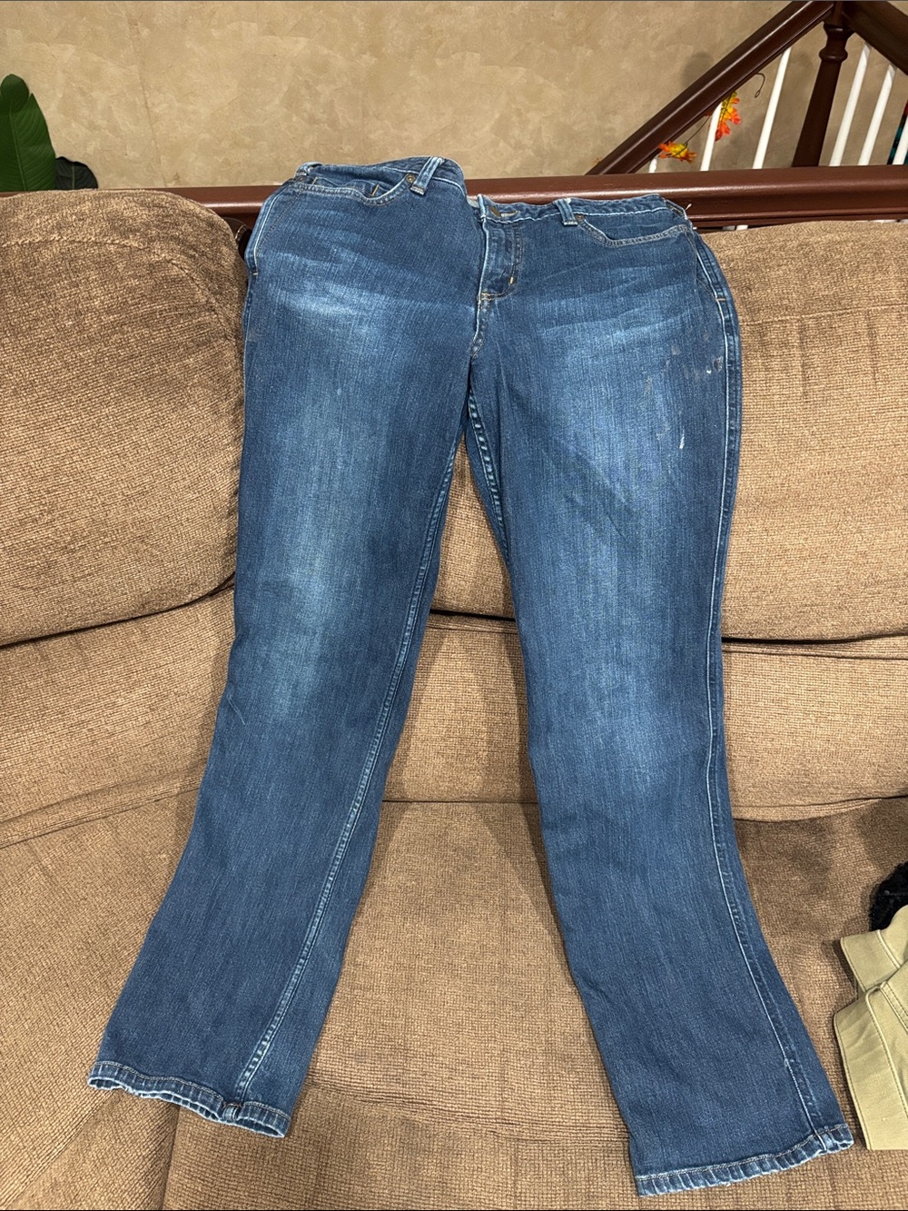 Carhartt Women's Dark Blue straight leg Jeans